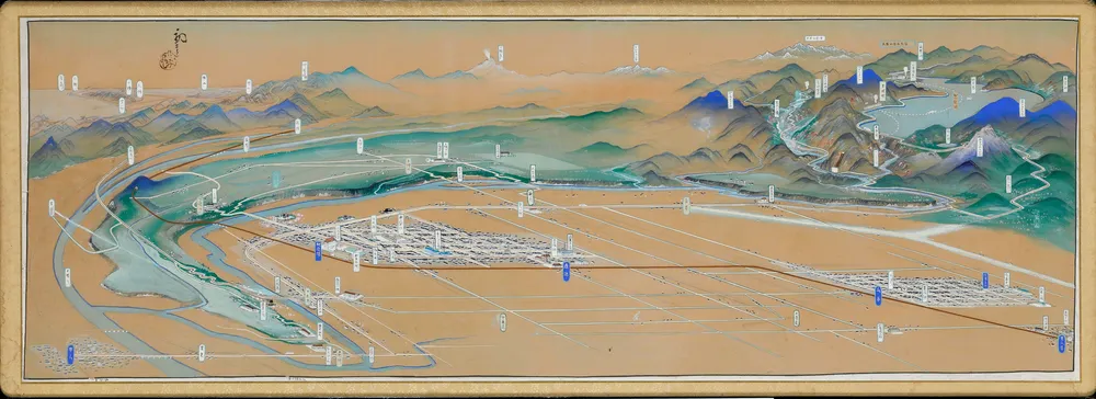 吉田初三郎作「鹿追村鳥瞰図」、町指定文化財に指定へ：北海道新聞デジタル