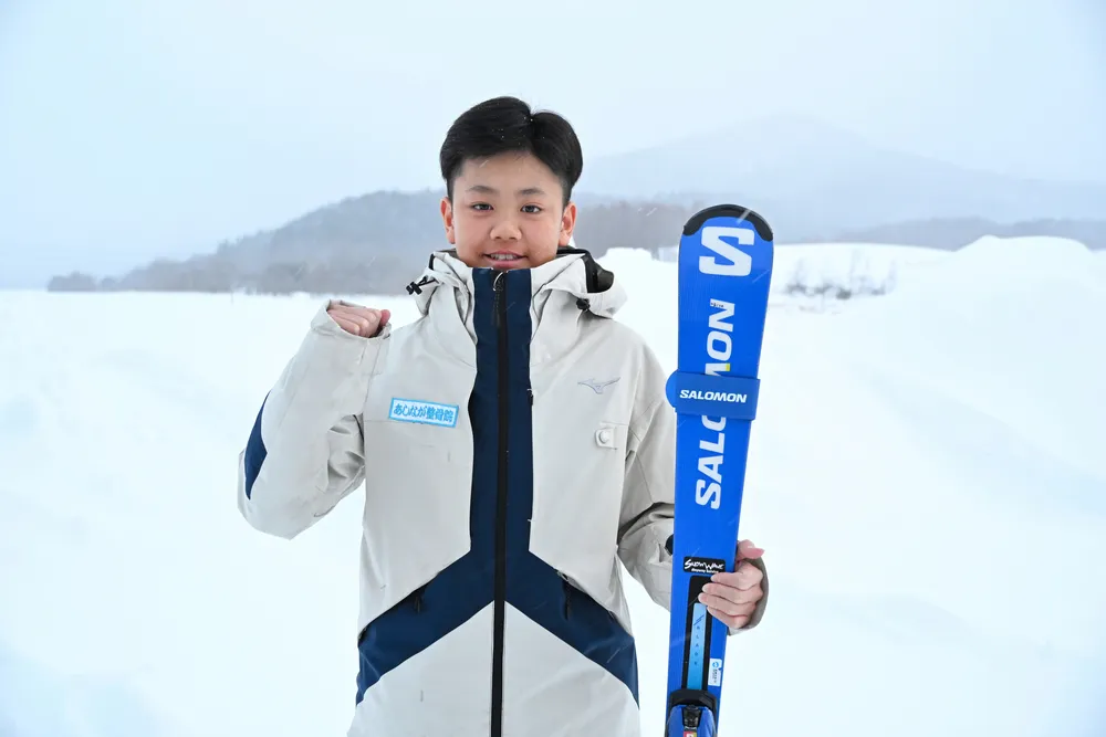 南富良野中・小林さん 日韓スキー交流選出 「海外選手と滑走楽しみ
