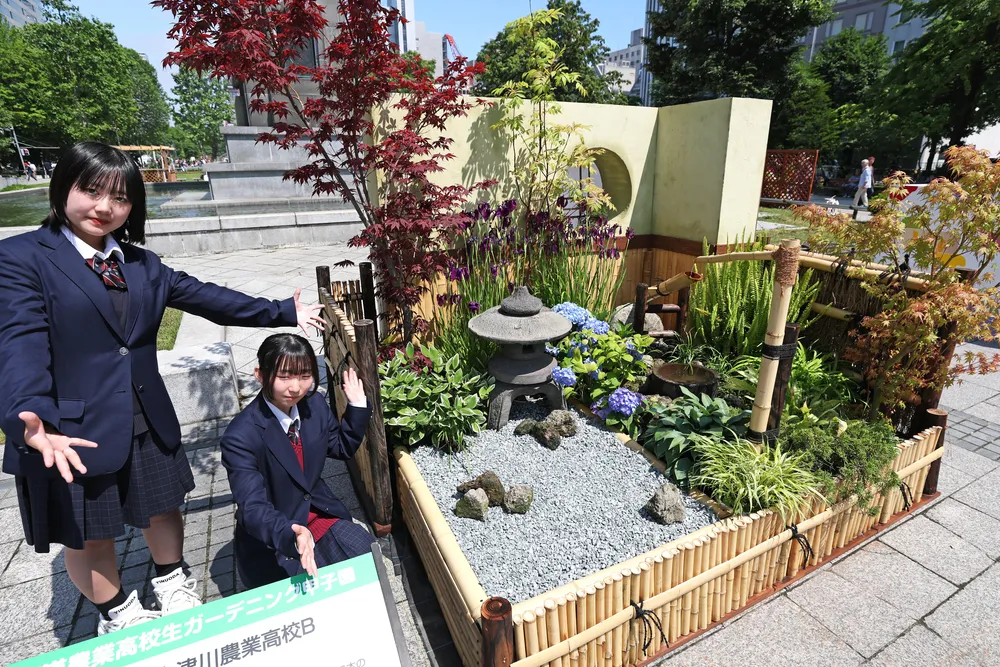 ガーデニング甲子園、新十津川農が3度目大賞　花フェスタ札幌