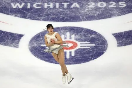 リュウが女子SP首位 フィギュア全米選手権：北海道新聞デジタル