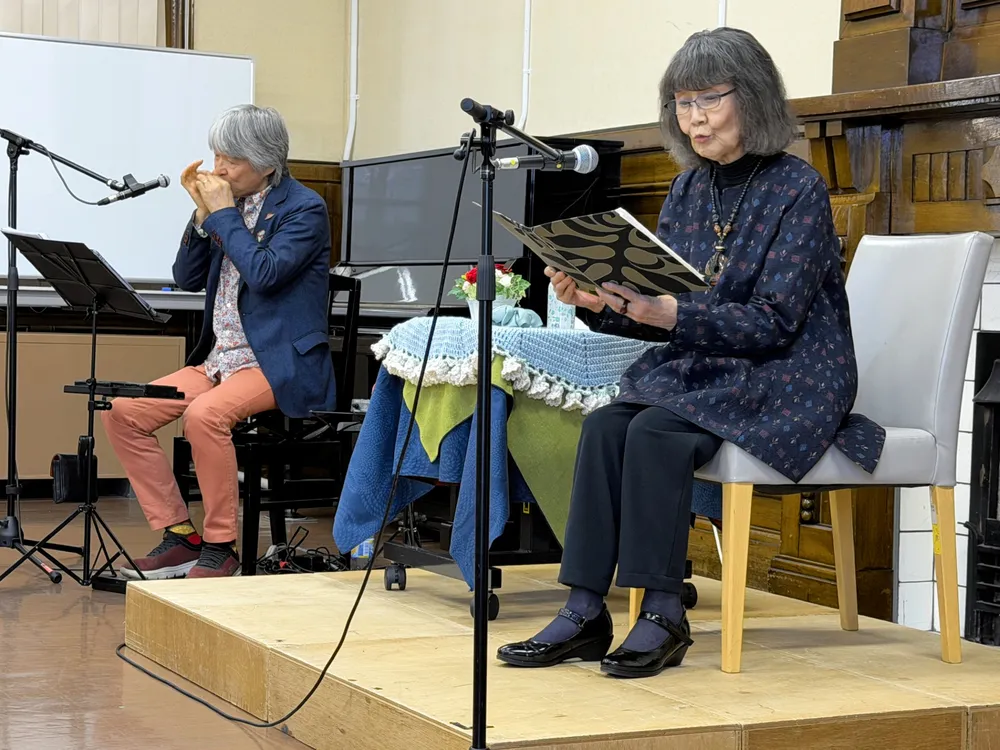 ハーモニカと朗読のコラボイベントが話題に