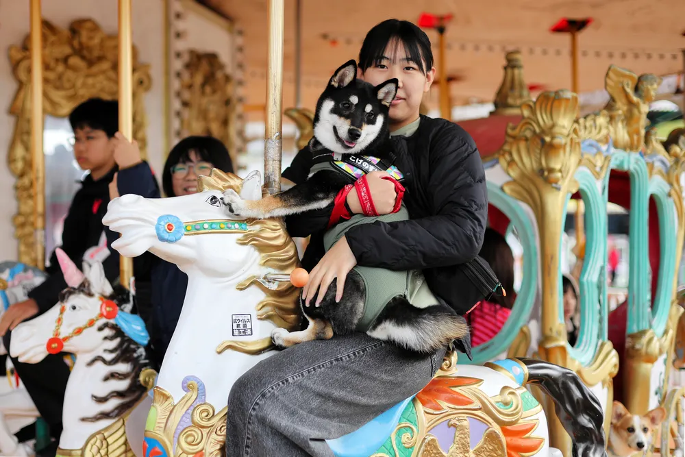 愛犬と遊園地へ　思い出いっぱい　岩見沢「グリーンランド」同伴デー今年も
