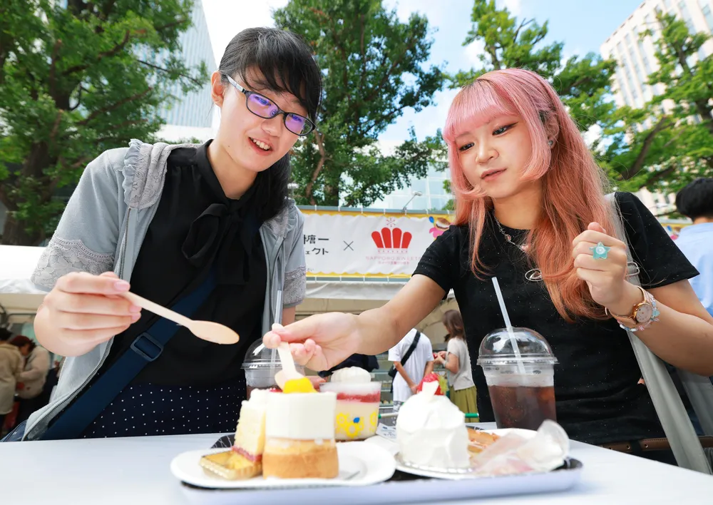 人気菓子店、北海道産の砂糖で甘～い逸品　札幌・アカプラで催し始まる