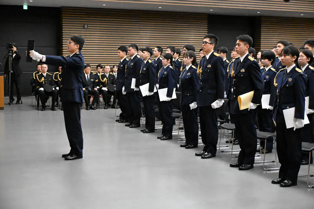 警官の使命胸に現場へ 道警学校で卒業式：北海道新聞デジタル