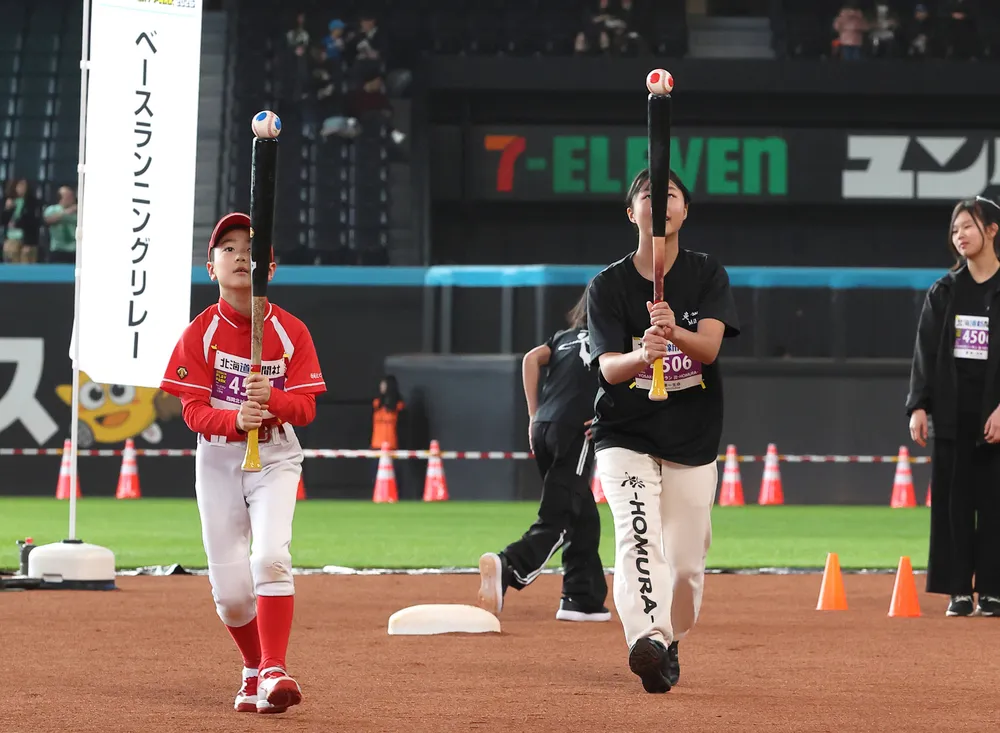 憧れの選手と同じ場所に　エスコンで「DOSHIN　PLAY　PARK」