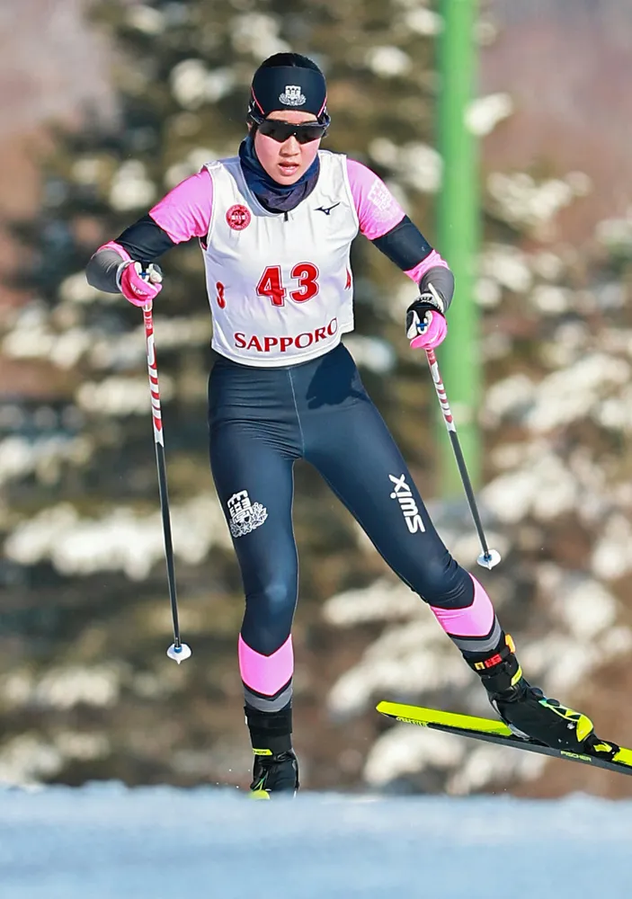 スキー距離フリー 女子の栃谷は4位 男子の笠原2位 ロシニョール杯