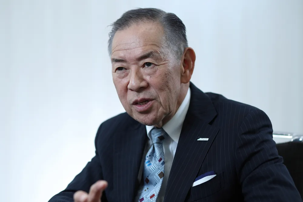 ラピダスの小池淳義社長（中川明紀撮影）