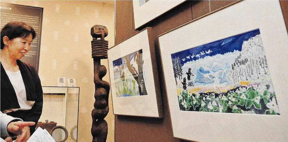 「ひぐま」の表情 繊細な筆致 旭川で絵本作家・あべさん原画展:北海道新聞デジタル