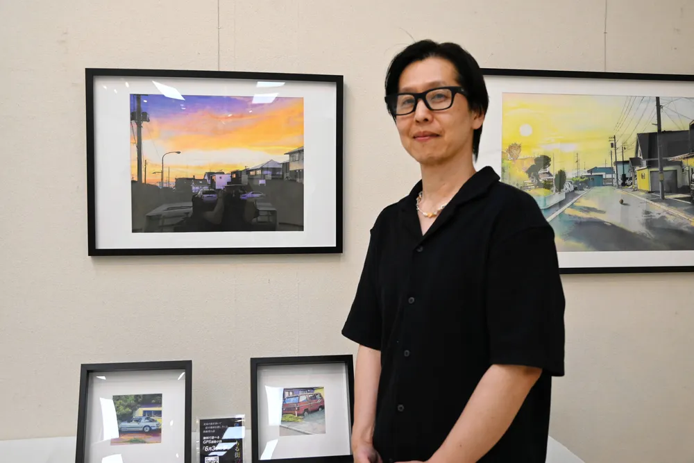 鉛筆画工グラファイター」 北見で初の個展 色鉛筆で描く風景画など32点