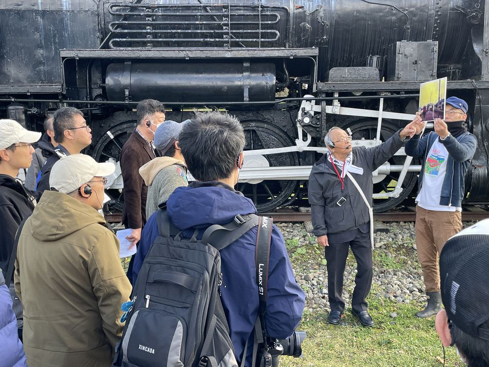 旧国鉄渚滑線の開通１００年でイベント 鉄道ファンら廃線跡を散策