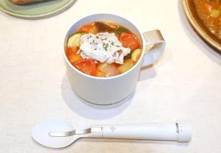 減塩食でも食器でおいしく キリン「電気味覚」技術搭載：北海道