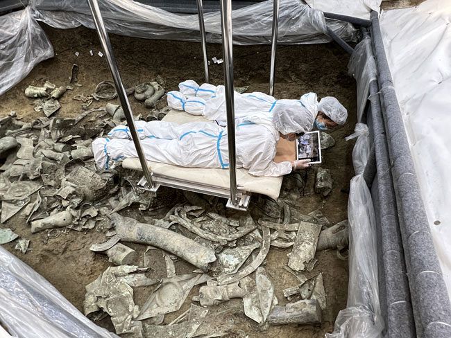 デジタル発＞中国の「長江文明」丸ごと見せます 三星堆遺跡 古代