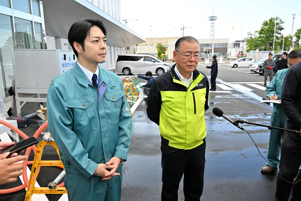根室の大規模断水　26日午前に飲料水として全面復旧見込み