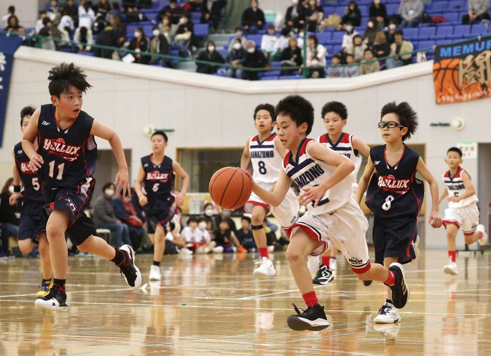 果敢にドリブル、ミニバスケ熱戦 道新杯十勝予選：北海道新聞デジタル