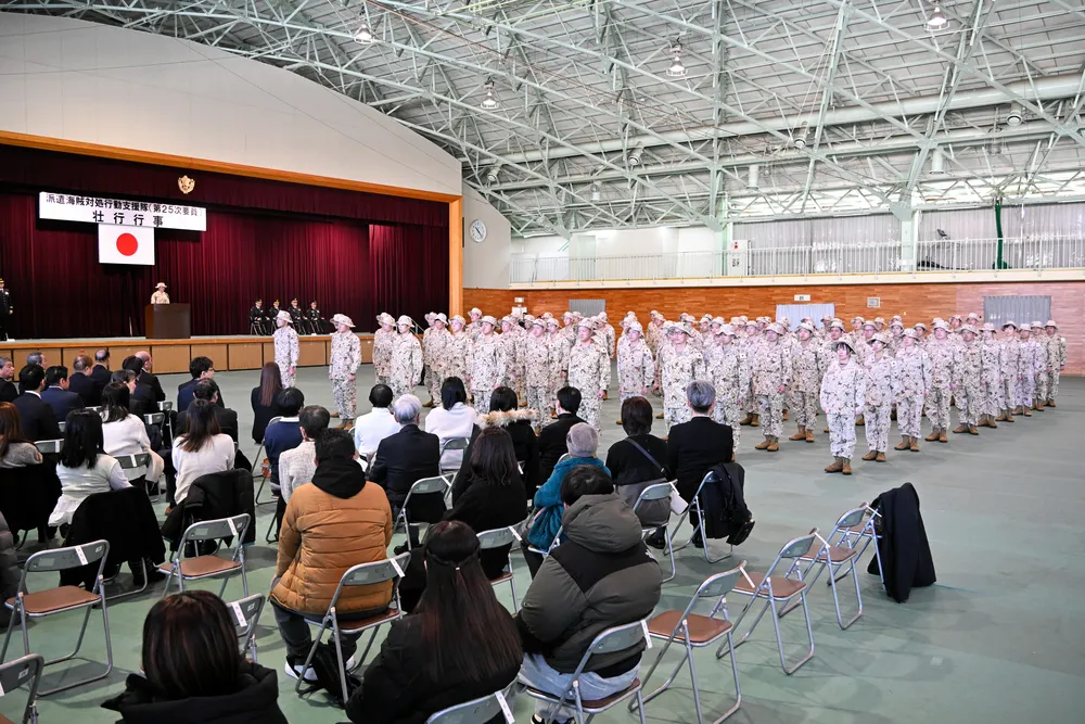 ジブチ派遣、任務全う決意 千歳・陸自第7師団で壮行行事：北海道新聞