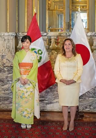 佳子さま、ペルー大統領と昼食会 「友好末永く続くよう」：北海道新聞