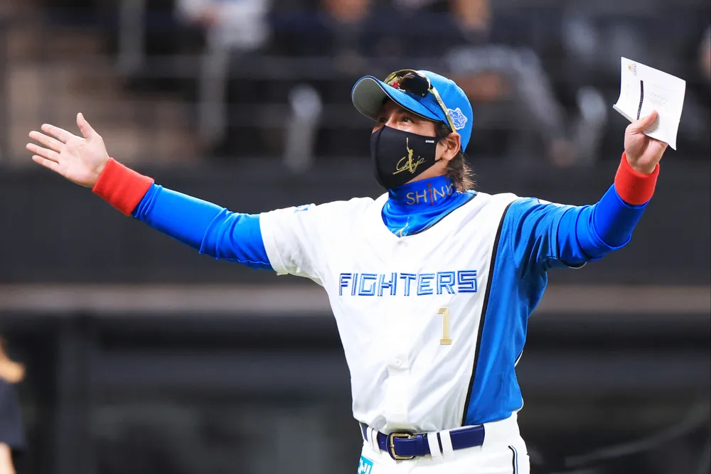 北海道日本ハムファイターズ　新庄剛志 日ハム 監督 野球 レプリカユニフォーム 日本ハム新庄監督 初の交流戦で初勝利へ 日本ハムが犠飛で先制