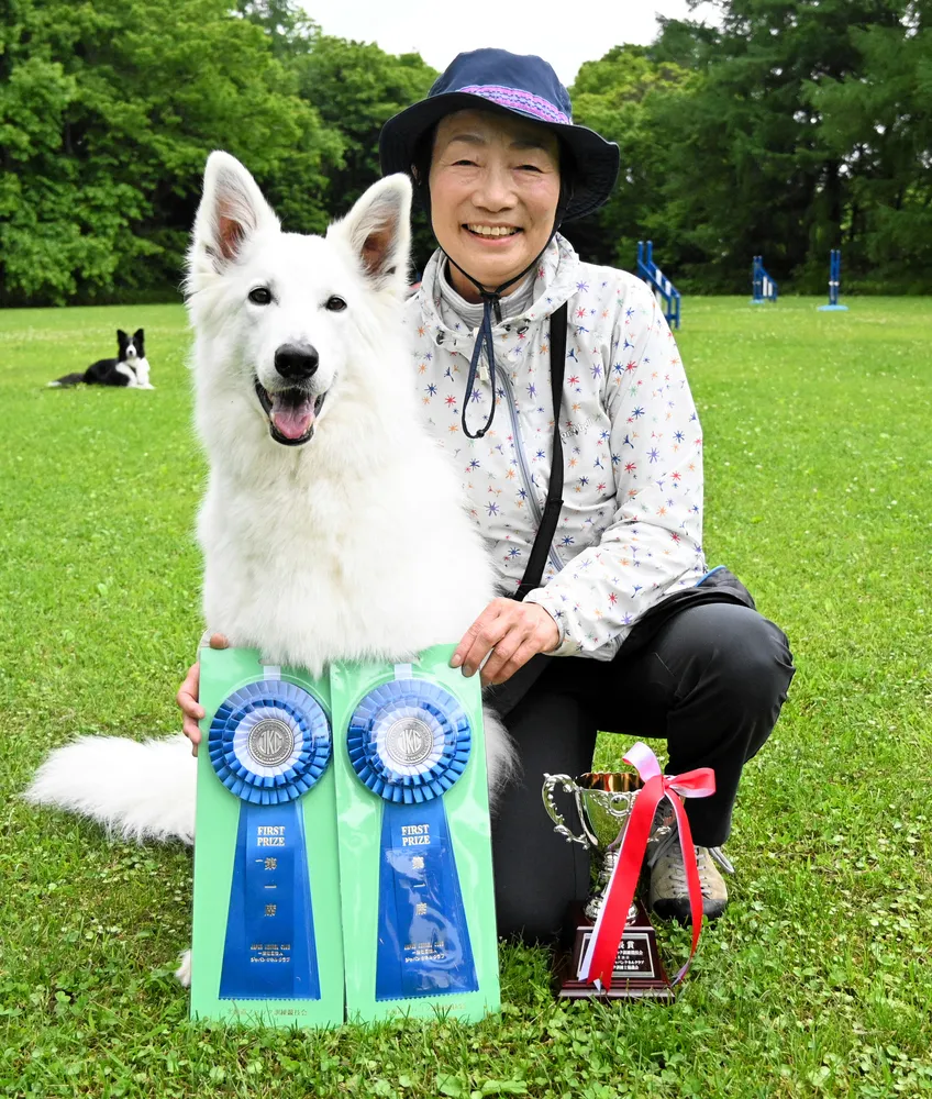 　佳子様牝犬調教 北斗・高橋さんと愛犬ソフィ、しつけ訓練競技会で全道最高賞 楽しんで練習「目標達成」：北海道新聞デジタル
