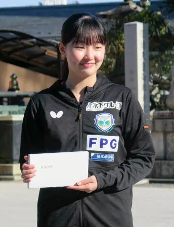 張本美和「一番濃い1年だった」 卓球、五輪団体銀の16歳：北海道