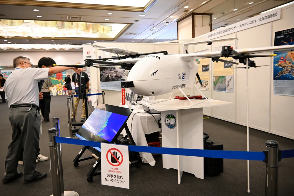 大規模災害、備えが大切　札幌で防災展　爆発現場投入の重機も登場