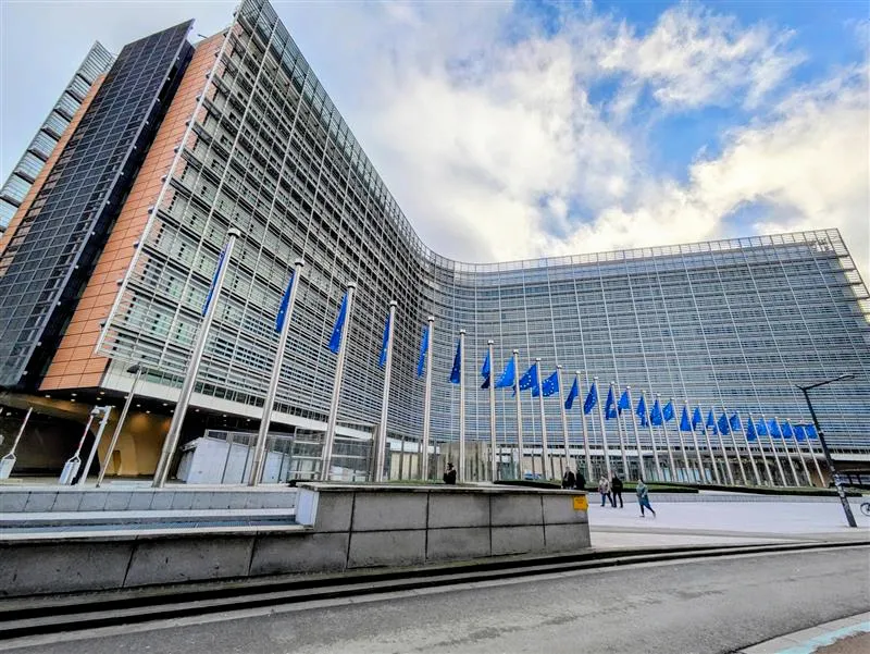 ベルギー・ブリュッセルのEU本部。欧州半導体産業の復権へ取り組みを急ぐ