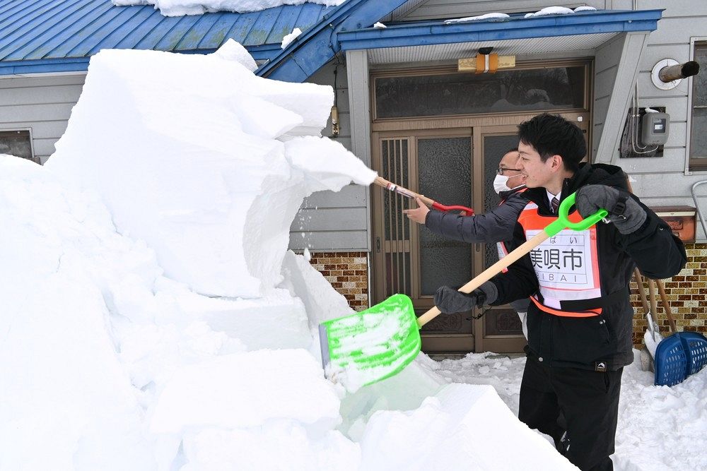 独居高齢者宅を見回り 美唄市、大雪で２３６世帯へ：北海道新聞デジタル