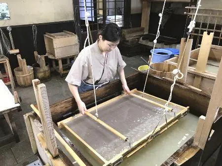 福井県・越前鳥の子紙（文化庁提供）