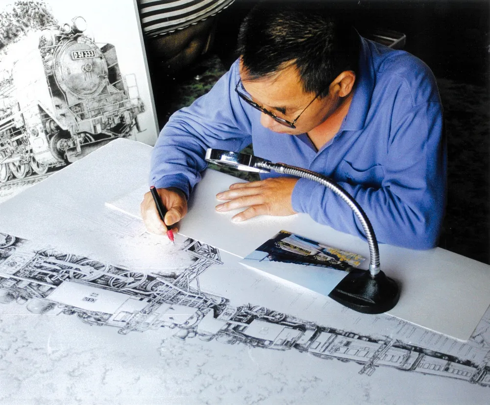点描画、病と闘い描き続けた 82歳で死去した沼田・熊野さん作品展 妻と