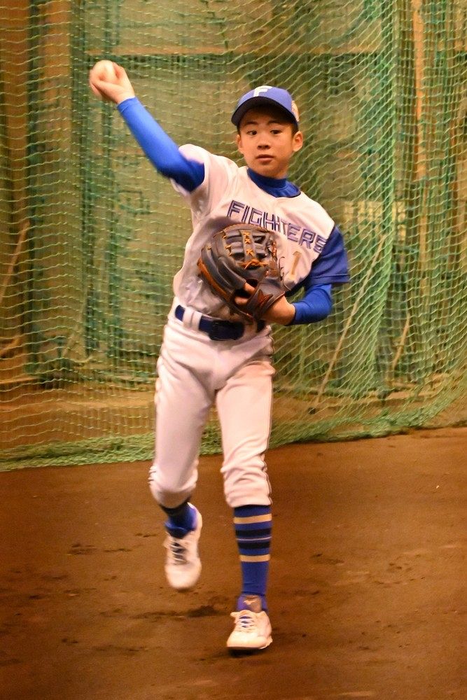 岩見沢＞学童野球クラブの内田さん、日ハムジュニアに 空知から唯一