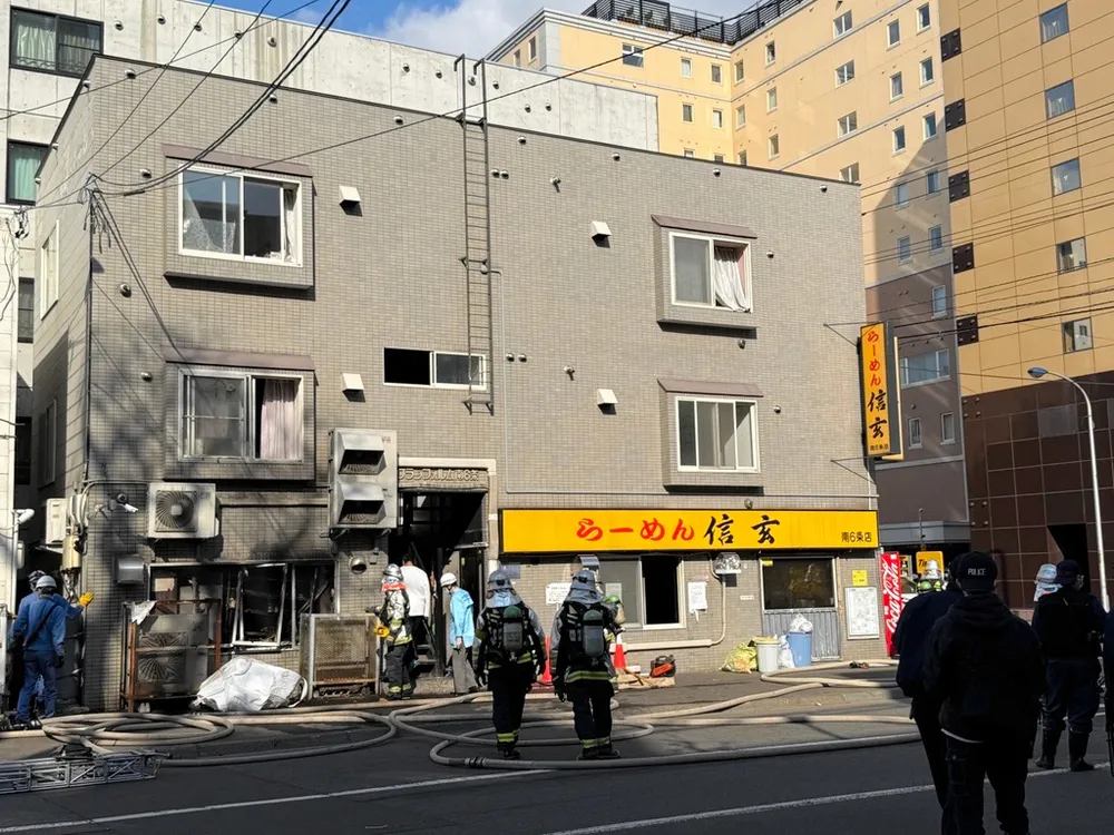 札幌の人気店「らーめん信玄　南6条店」で火災　けが人なし