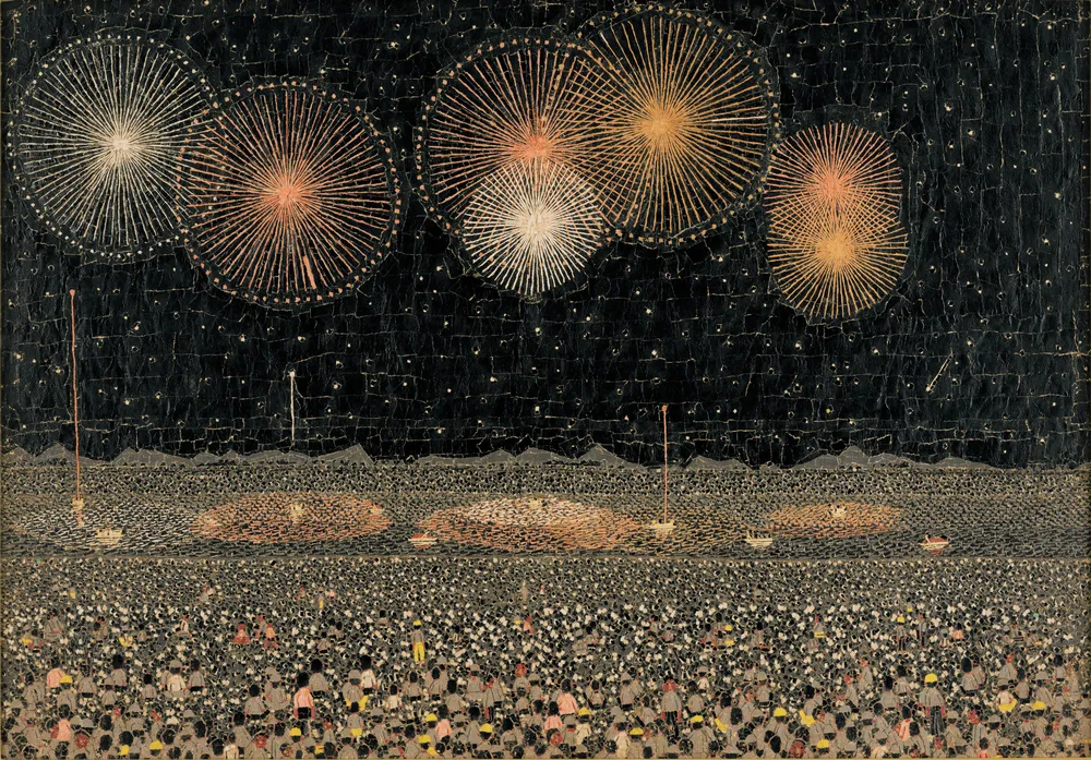 山下清 花火 山下清 画 「長岡の花火」グッズ