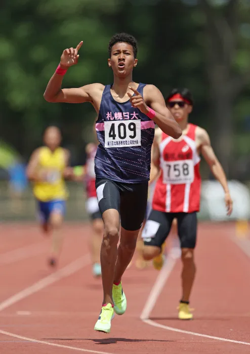 曽田怜輝（札日大高）が北海道高校新 男子800メートル 全道高校陸上