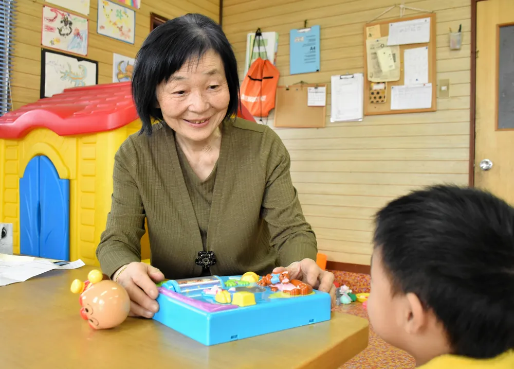 「子どもとお母さんを守りたい一心でやってきた」と話す柳田和子さん