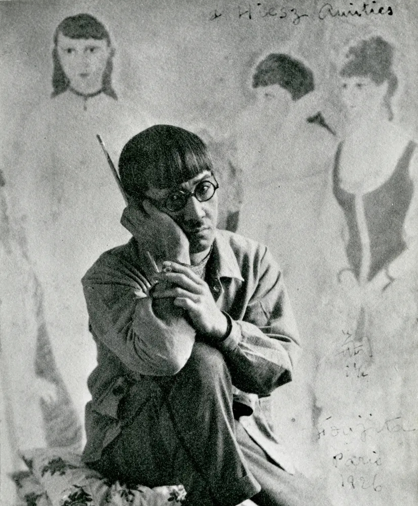 藤田嗣治 絵画と写真」に寄せて＞㊤著名写真家の被写体に 林洋子（兵庫