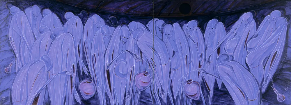 福田好孝さんの「他所者たち（黒い月）」