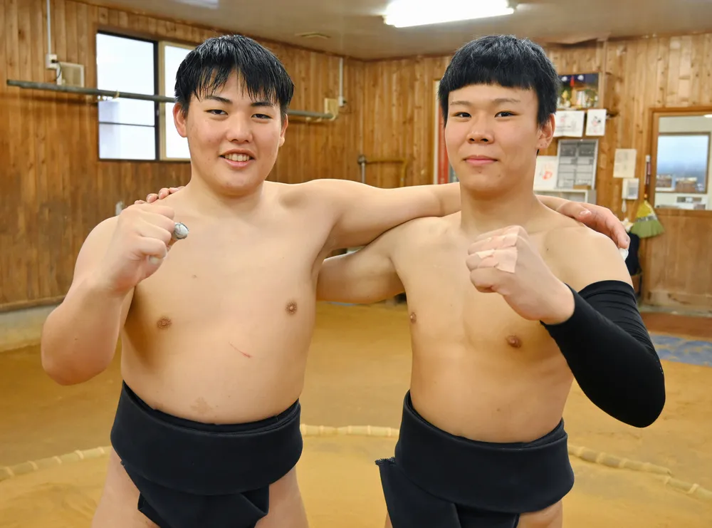 北斗＞大野農高相撲部2人、全国へ 3年鈴木さん全道2冠、1年藤本さん80
