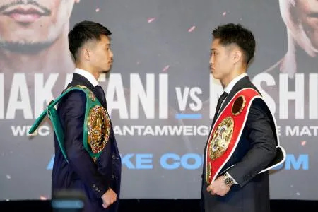 中谷潤人と西田凌佑が王座統一戦 世界バンタム級、6月8日に：北海道