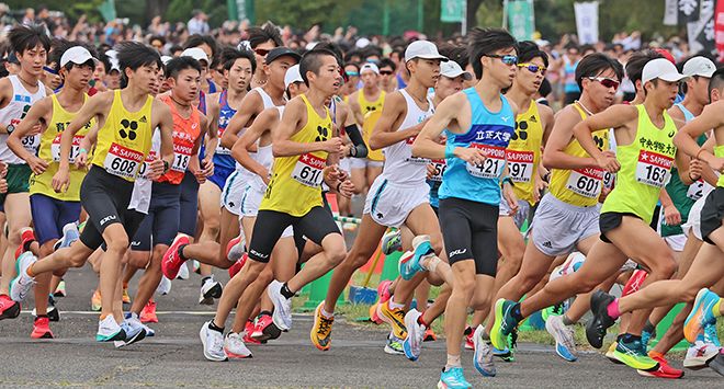 SAPPORO 青学大 箱根駅伝 ゼッケン 陸上 箱根駅伝予選会 札幌学院大が見せ