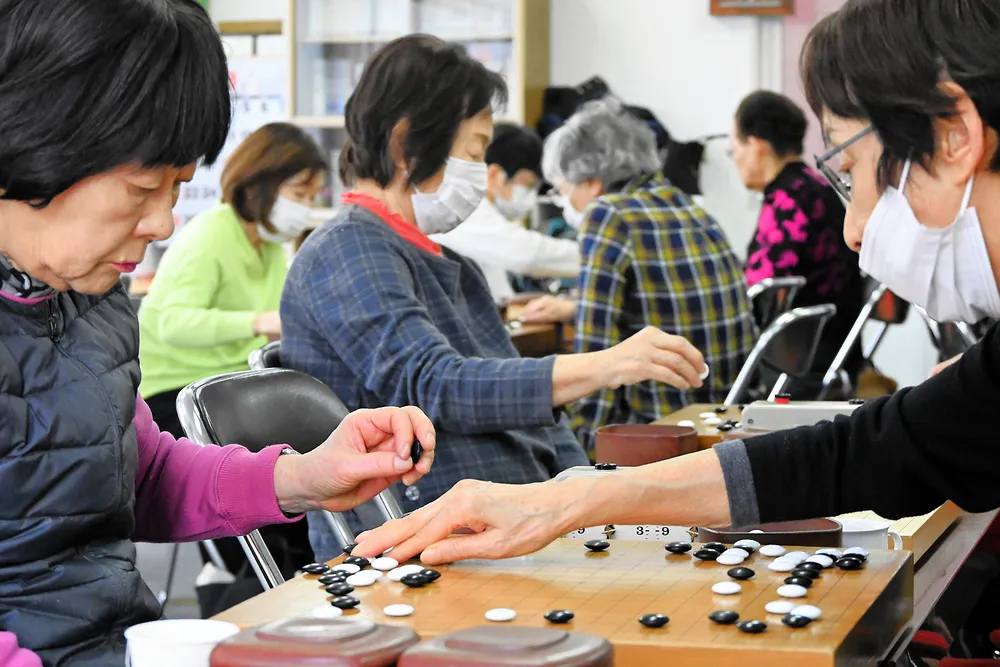 女流囲碁、まなざし真剣　旭川で春の道北地区大会