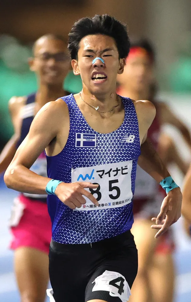 東海大札幌高の吉田星が1500初V　独走、冷静に逃げ切り　全国高校総体