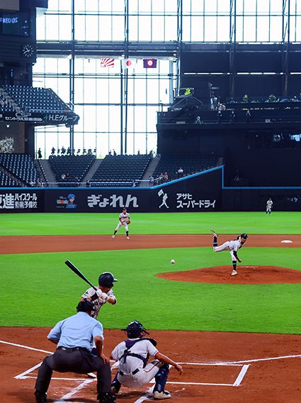 夏の高校野球 初のエスコン、球児はどう感じた＜デジタル発＞：北海道