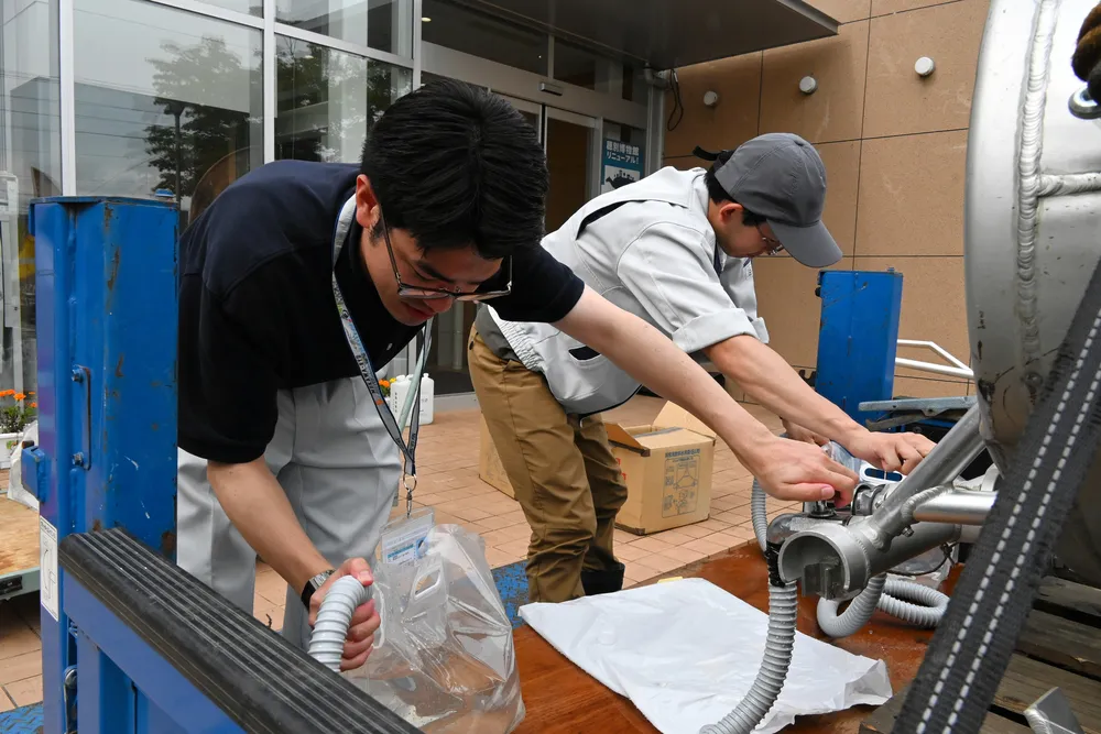 むかわ・穂別地区で断水　25日の大雨で