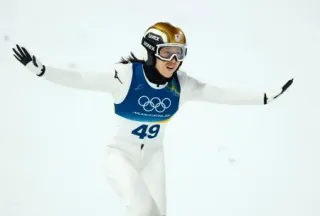 丸山希が銅メダル　ジャンプ女子・7日