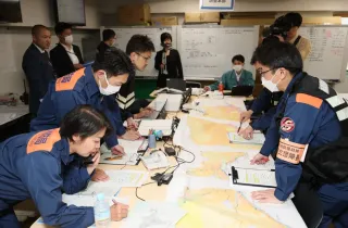 厳冬期の巨大地震想定、初の統合演習　北海道と26機関が対応確認