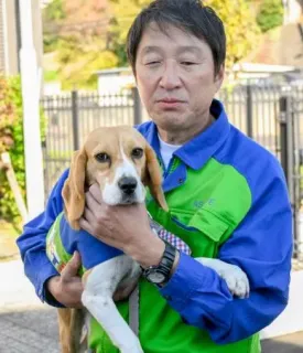 トコジラミをくんくん点検　探知犬が調査し安心確保