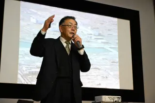 巨大津波の経験語る　南三陸の高橋さん様似で講演