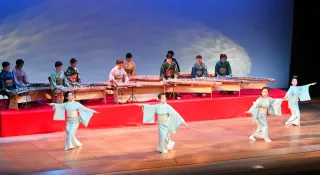 琴や日本舞踊がコラボした企画作品「小樽港叙景」