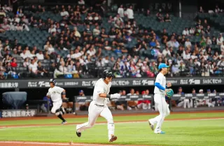 北海道選抜チーム、日本ハム2軍に勝利　エスコンでプロ・アマ交流戦