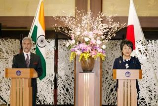 インド太平洋で連携強化　日本とインドの外相が会談
