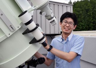 太陽観測２千日を達成した名寄の天文台職員　渡辺文健（わたなべ・ふみたけ）さん